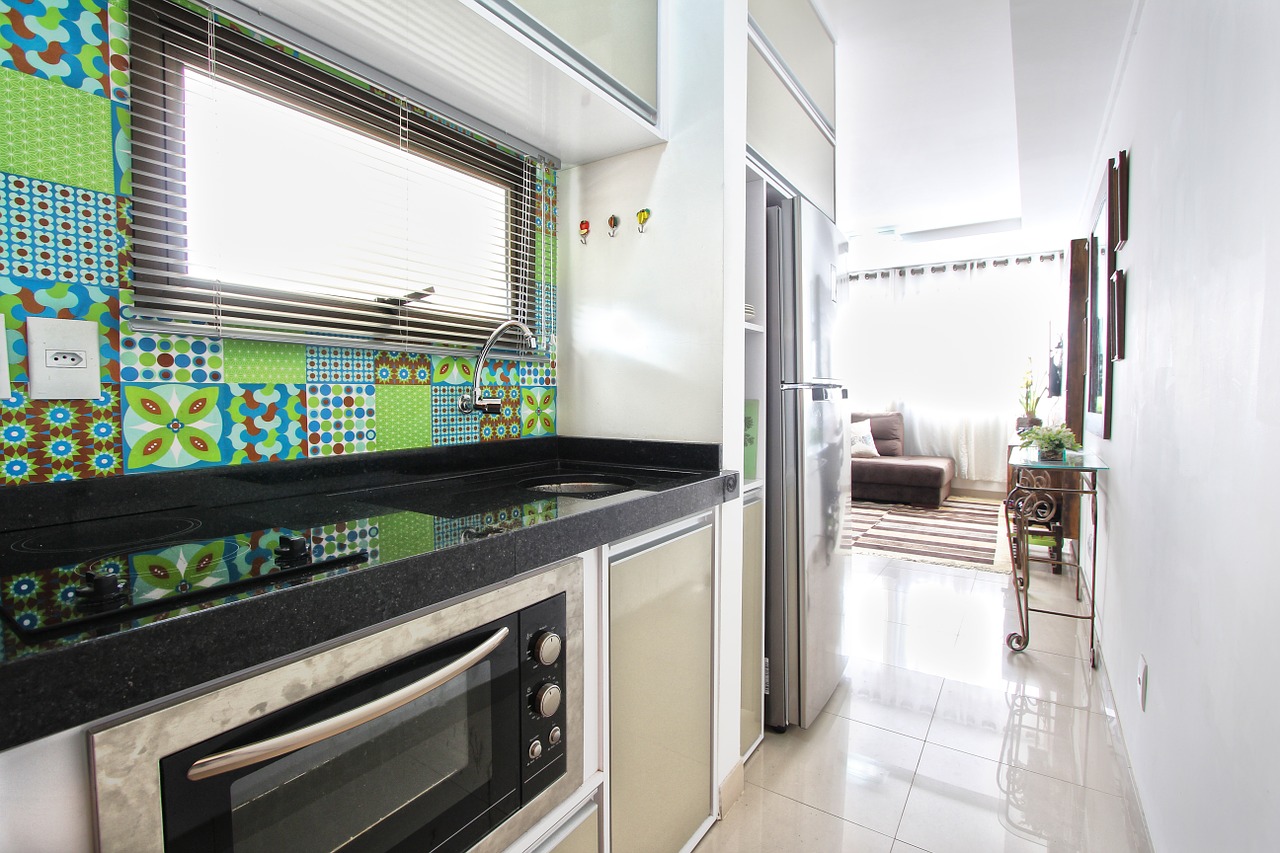 Kitchen Hall Oven Home Apartment Modern Apartment